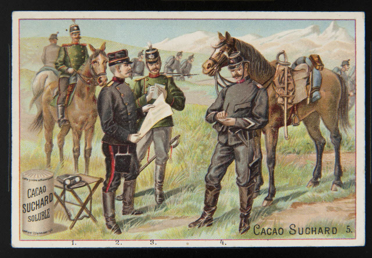 Suchard Philippe carte réclame chromo Neuchâtel 1880-1914 1996.40.192.2 Photo