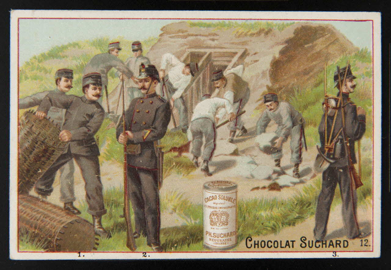 Suchard Philippe carte réclame chromo Neuchâtel 1880-1914 1996.40.192.5 Photo