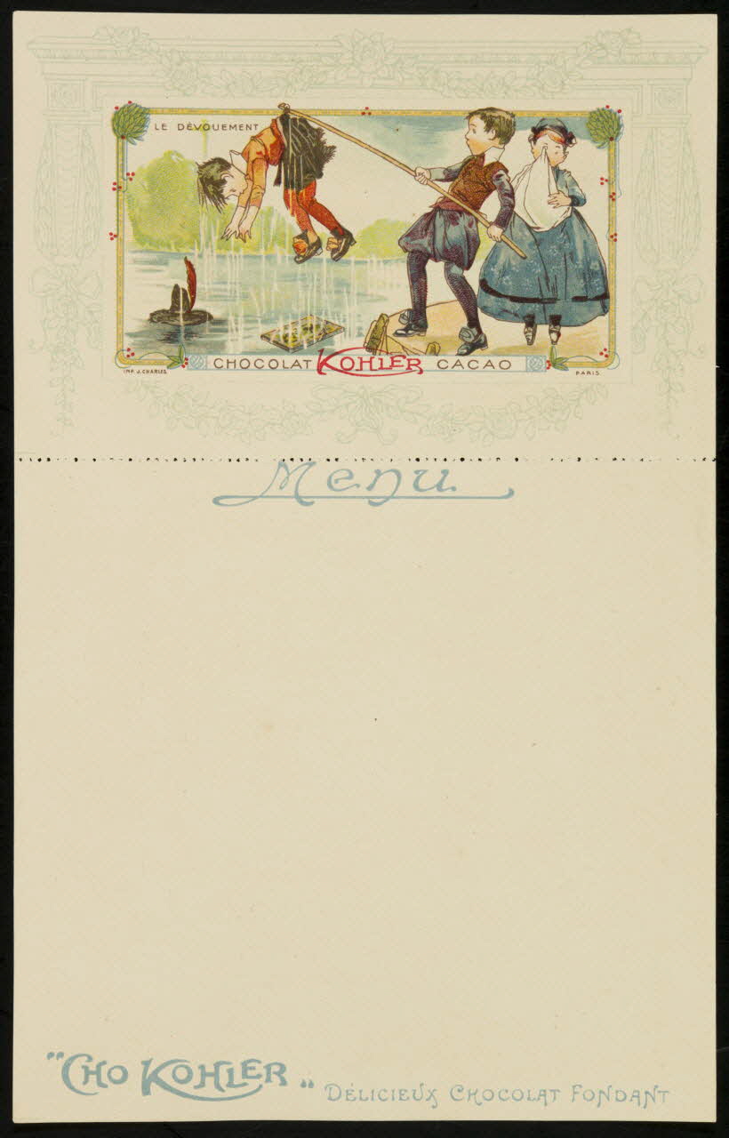 menu publicitaire chromo 1996.40.1924.1 Photo