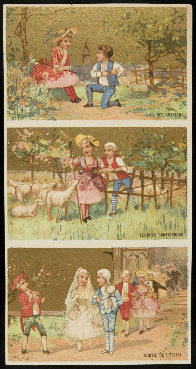 planche de carte réclame chromo 1996.40.1933.1 Photo