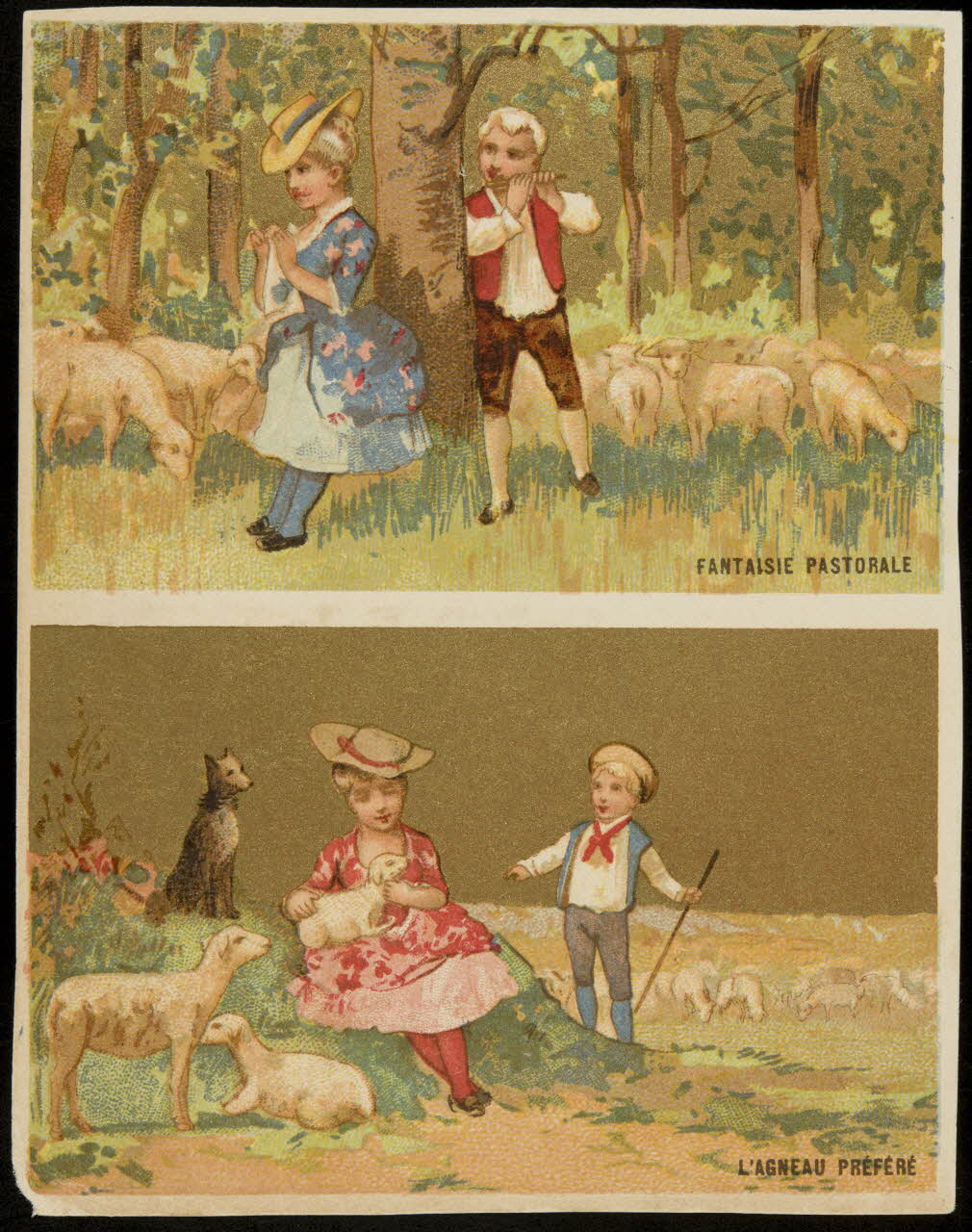 planche de carte réclame chromo 1996.40.1933.2 Photo