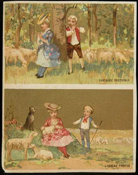 planche de carte réclame chromo 1996.40.1933.2 Photo