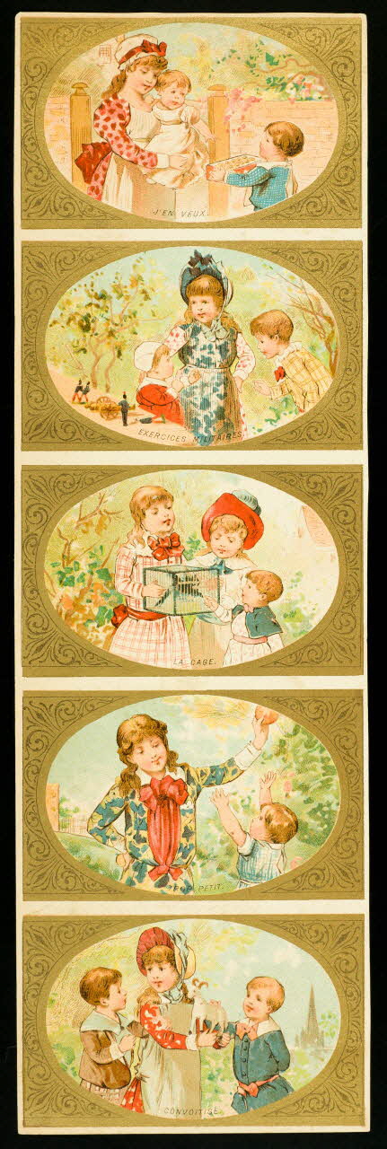 planche de cartes réclame chromo 1996.40.1938.1 Photo