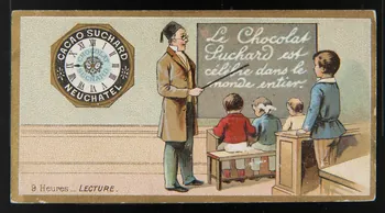Suchard Philippe carte réclame chromo Neuchâtel 1880-1914 1996.40.194.1  Photo