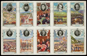 planche de cartes réclame chromo 1996.40.1942.1  Photo