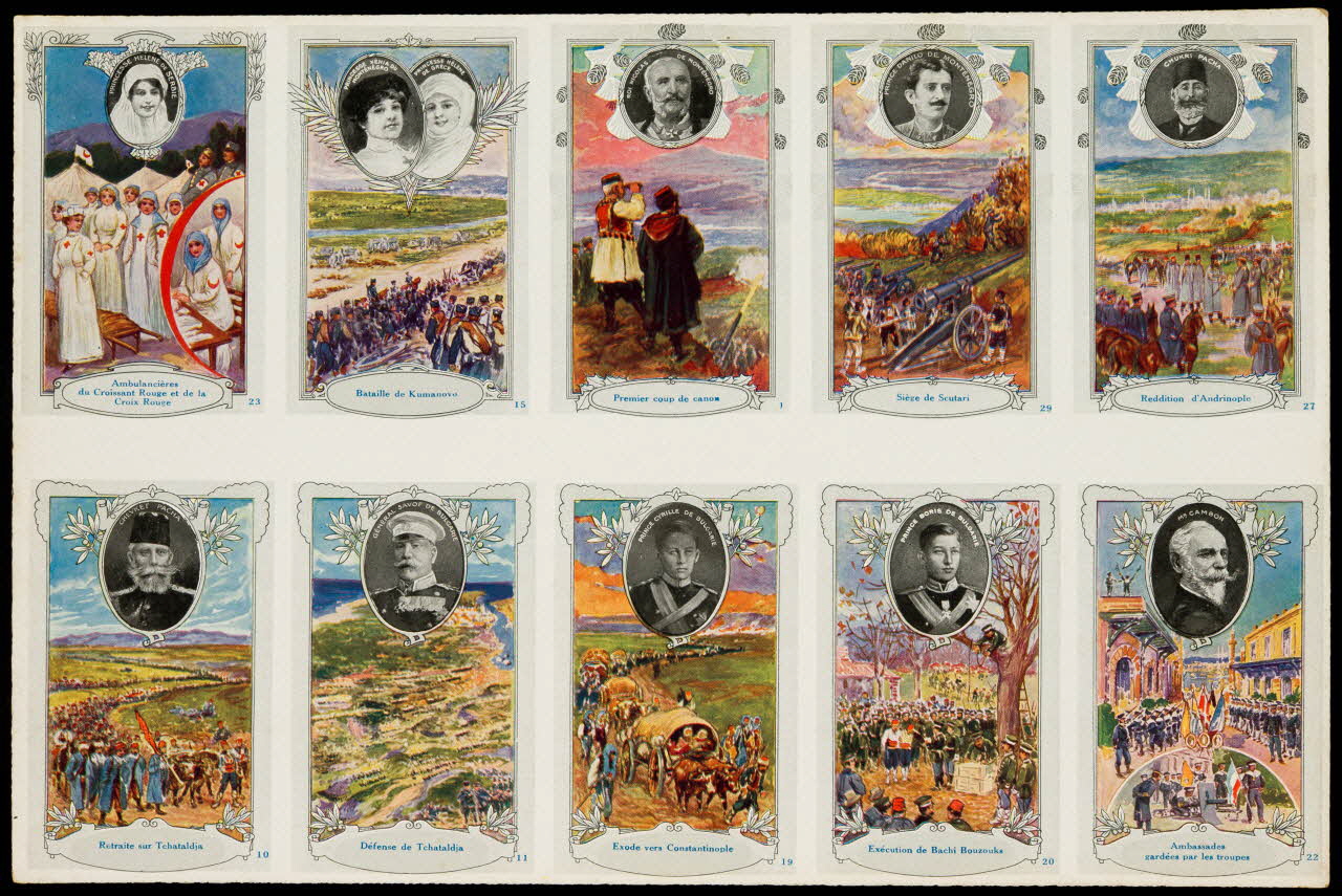 planche de cartes réclame chromo 1996.40.1942.2 Photo