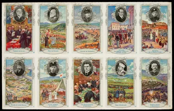 planche de cartes réclame chromo 1996.40.1942.3  Photo