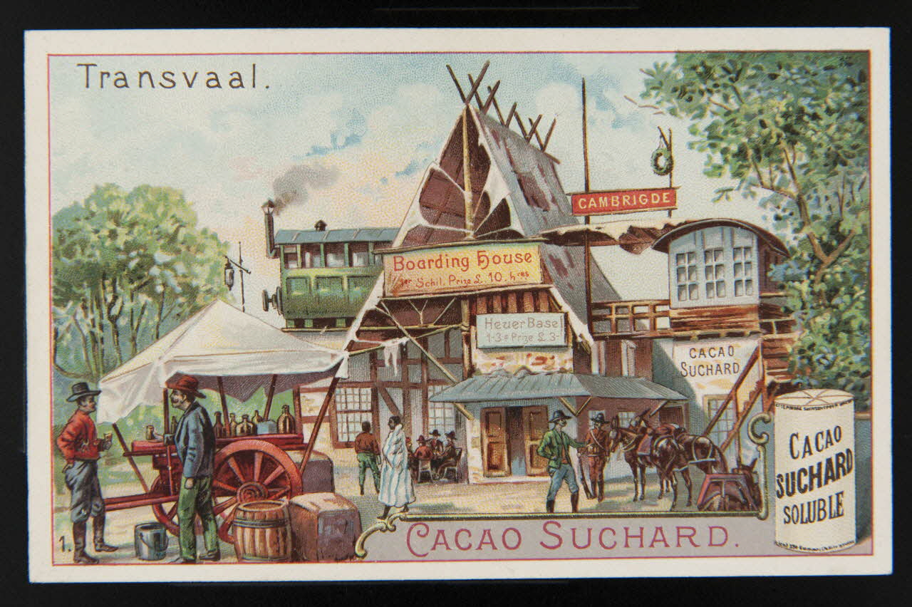 Suchard Philippe carte réclame chromo Neuchâtel 1880-1914 1996.40.195.1 Photo