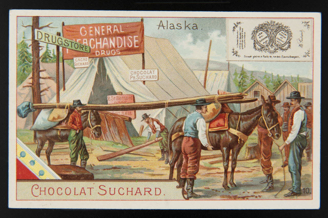 Suchard Philippe carte réclame chromo Neuchâtel 1880-1914 1996.40.195.4 Photo