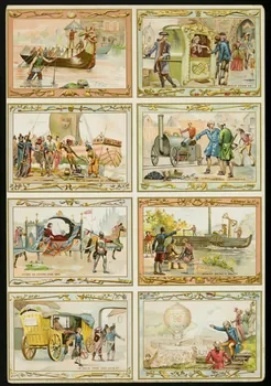 planche de cartes réclame chromo 1996.40.1955.1 Photo