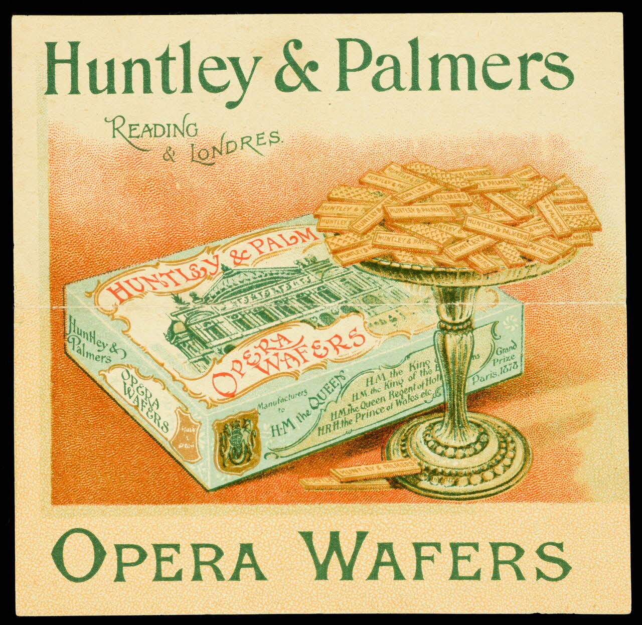 estampe Huntley & Palmers  OPERA WAFERS 1996.40.1962 Photo