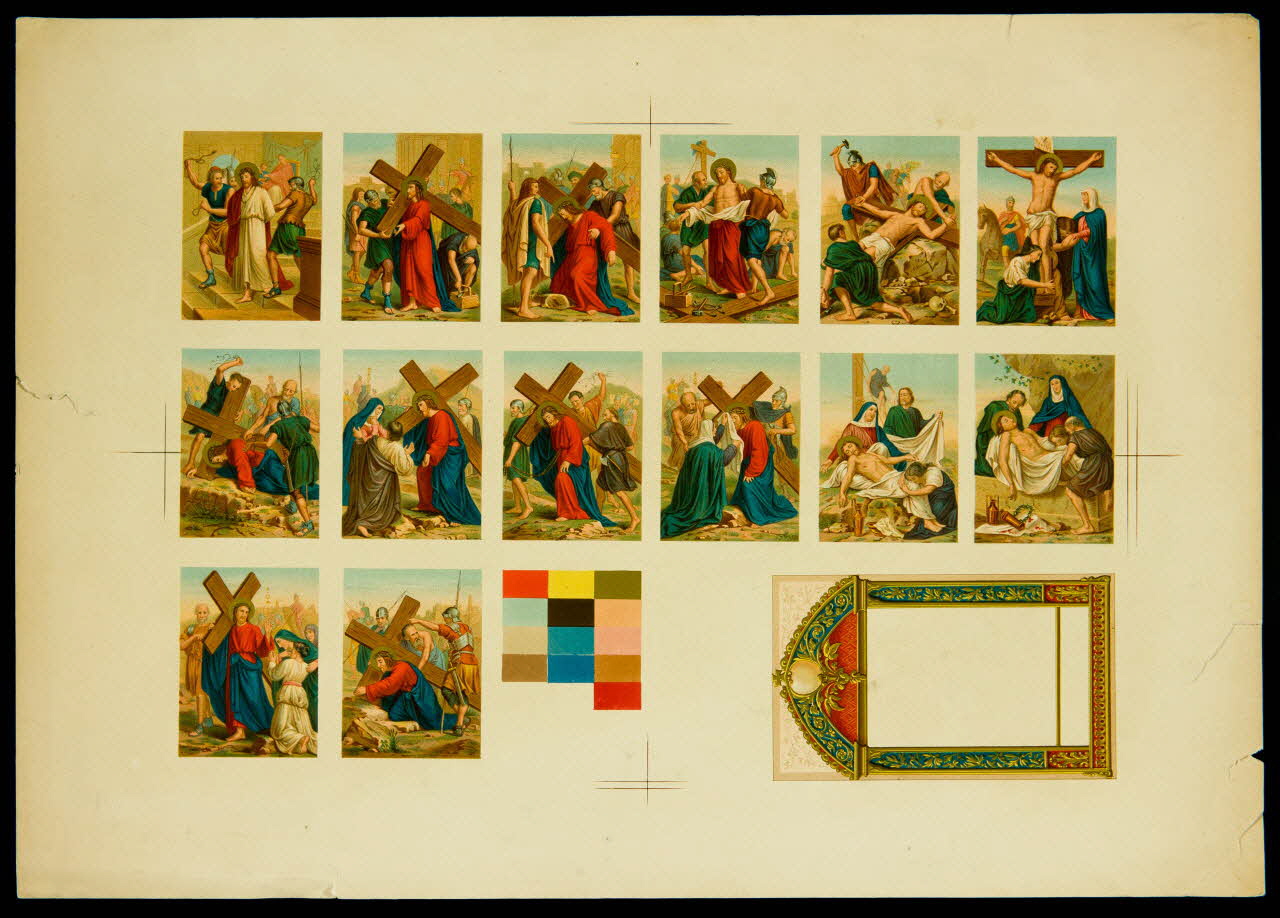 planche de cartes réclame chromo 1996.40.2007.1 Photo