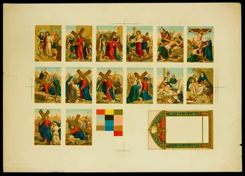 planche de cartes réclame chromo 1996.40.2007.1  Photo