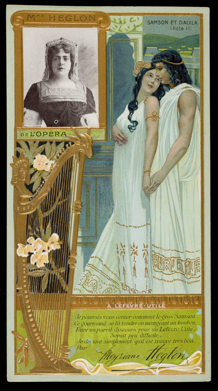 estampe Mme HEGLON  SAMSON ET DALILA  (Acte II) 1996.40.2020.10 Photo