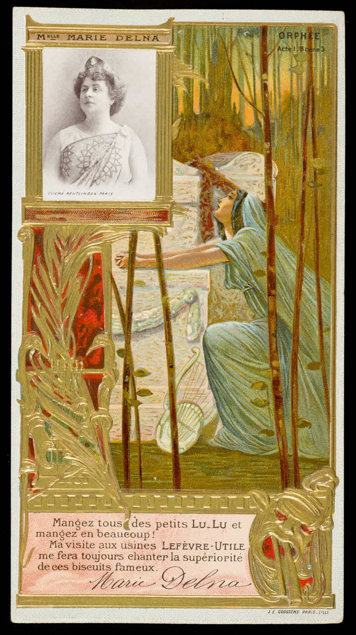 estampe MELLE MARIE DELNA  ORPHEE  Acte I - Scène 3 1996.40.2020.12 Photo