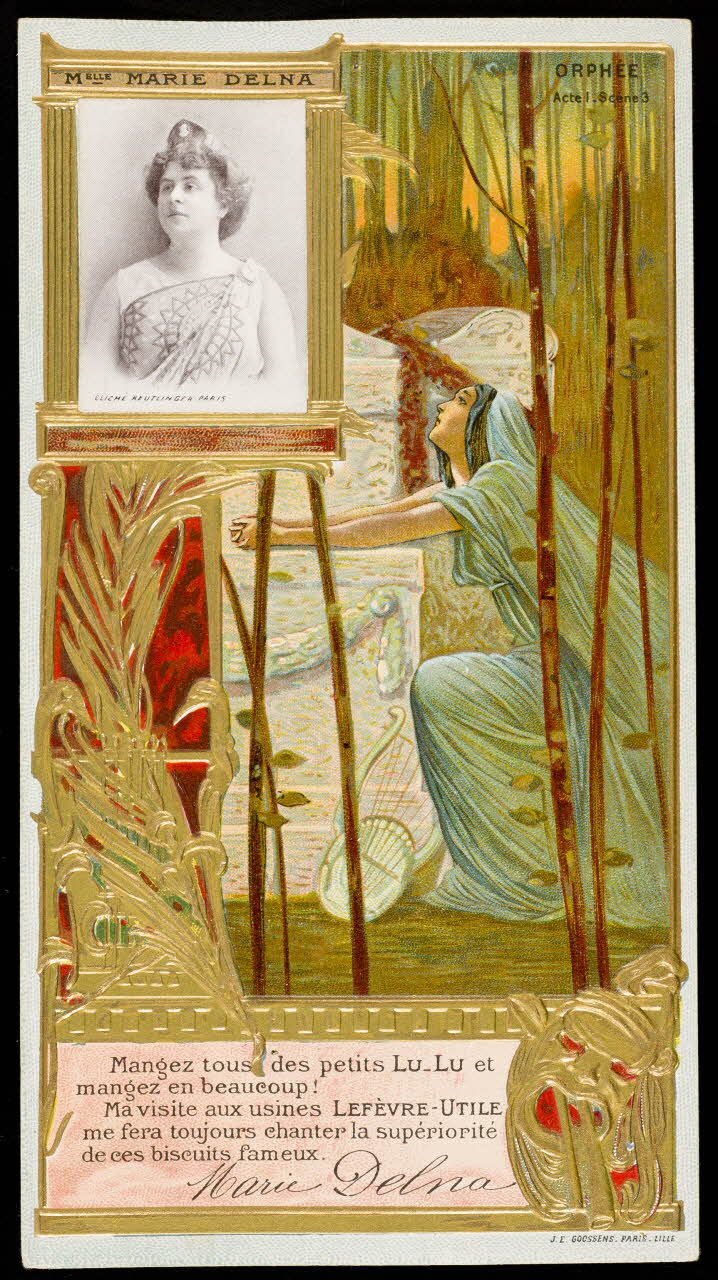 estampe MELLE MARIE DELNA  ORPHEE  Acte I - Scène 3 1996.40.2020.13 Photo
