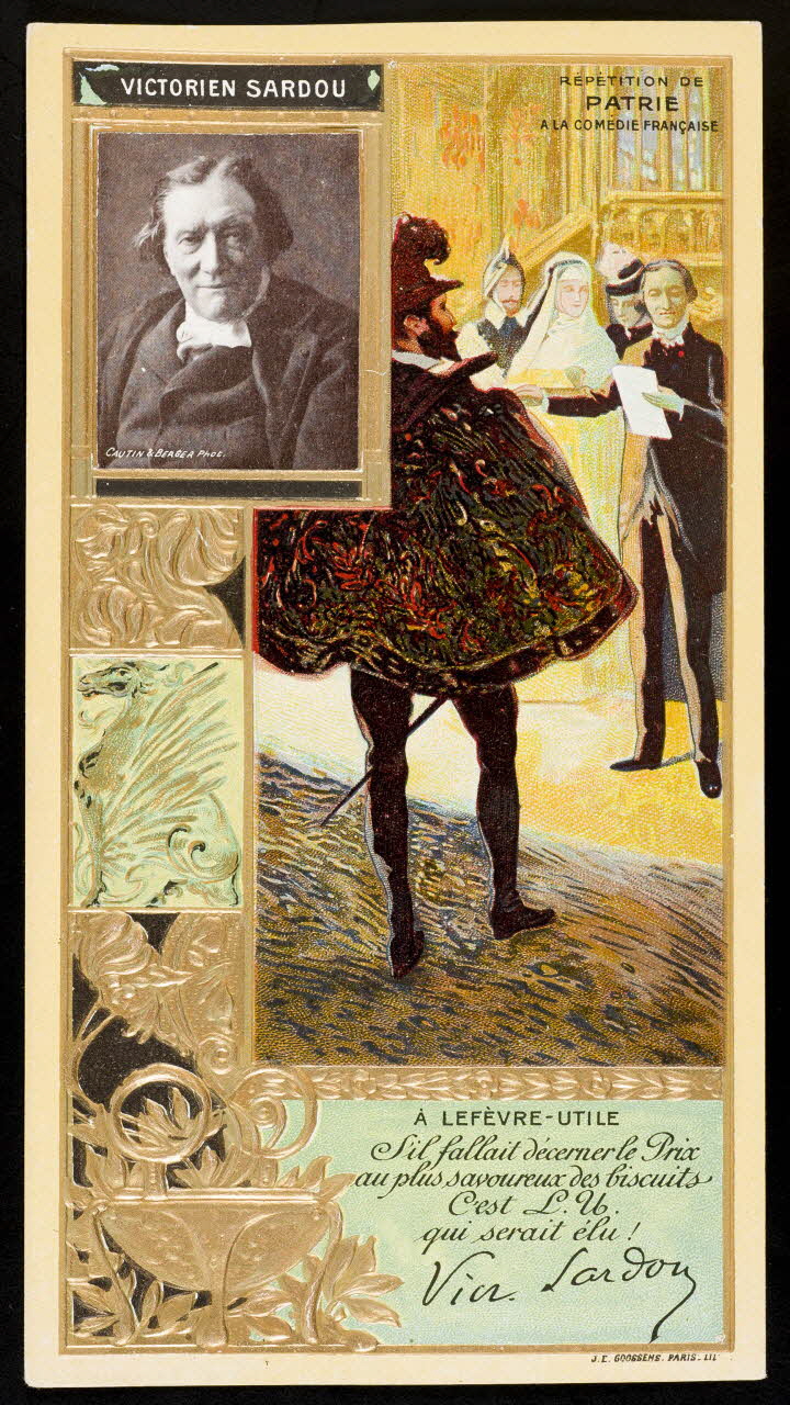 estampe VICTORIEN SARDOU  REPETITION DE  PATRIE  A LA COMEDIE FRANCAISE 1996.40.2020.34 Photo