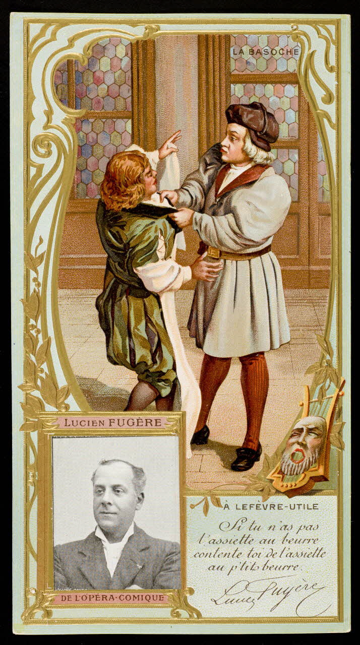 estampe LUCIEN FUGERE  LA BASOCHE 1996.40.2020.35 Photo