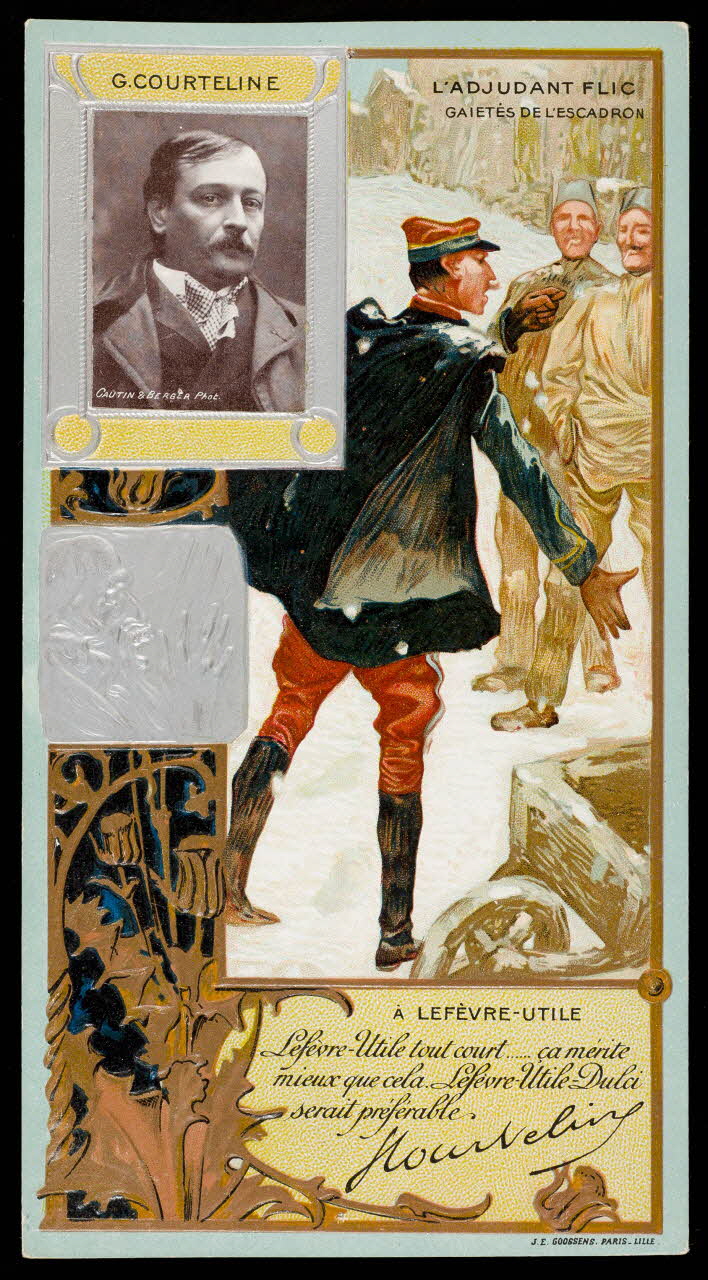 estampe G. COURTELINE  L'ADJUDANT FLIC  GAIETES DE L'ESCADRON 1996.40.2020.40 Photo