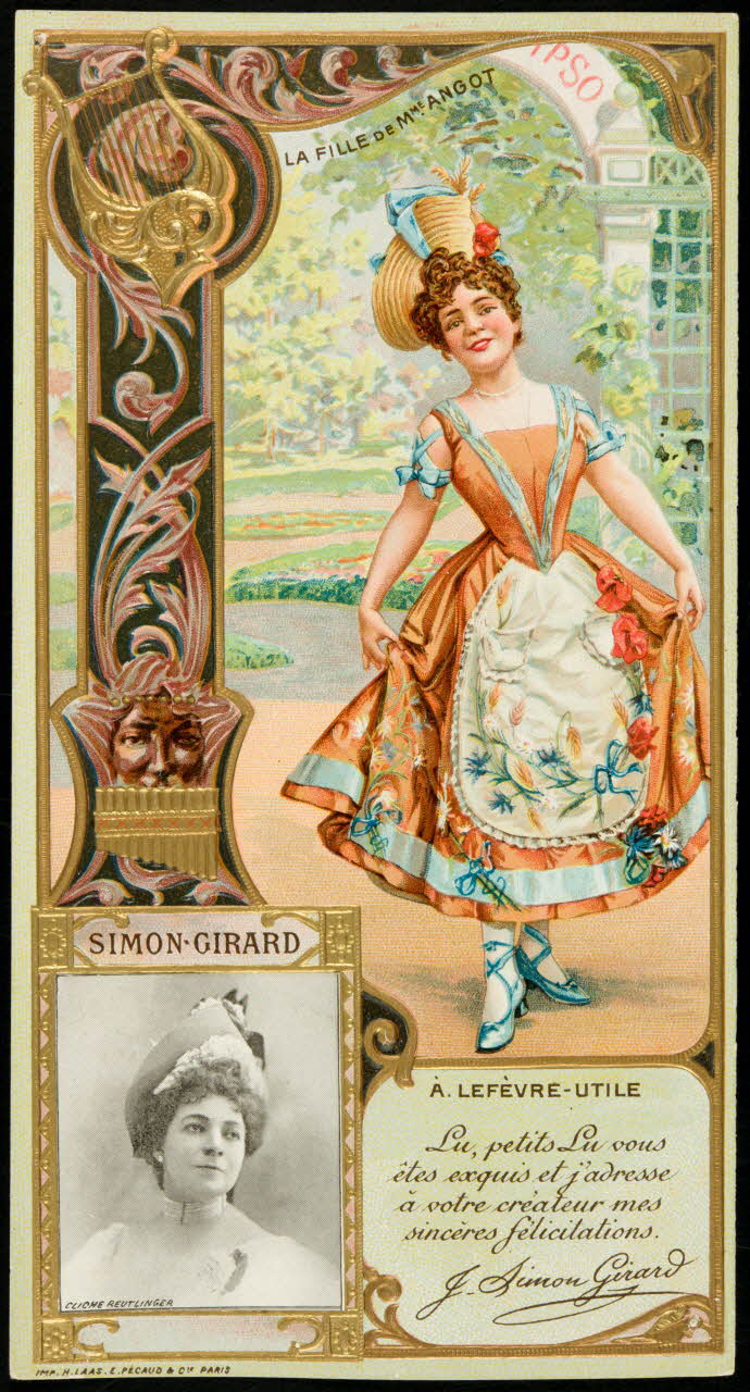 estampe SIMON.GIRARD  LA FILLE DE MME ANGOT 1996.40.2020.5 Photo