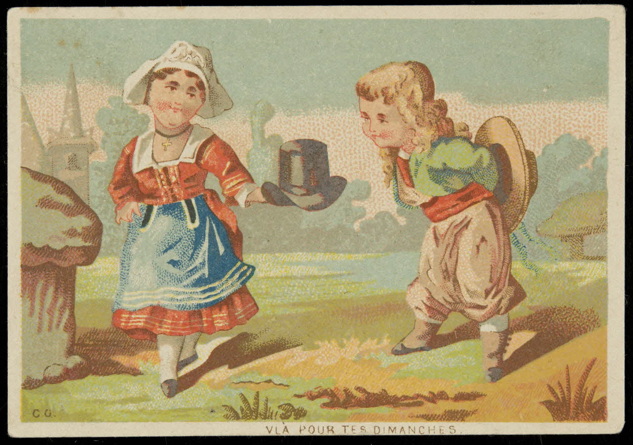 carte réclame VLA POUR TES DIMANCHES. 1996.40.2027.5 Photo