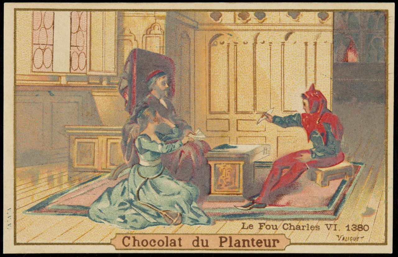 carte réclame Le Fou Charles VI. 1380 1996.40.2027.6 Photo