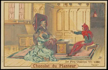 carte réclame Le Fou Charles VI. 1380 1996.40.2027.6 Photo