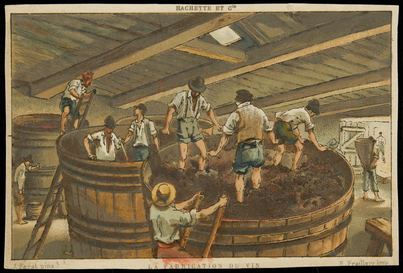 carte réclame LA FABRICATION DU VIN 1996.40.2028 Photo