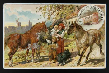Suchard Philippe carte réclame chromo Neuchâtel 1880-1914 1996.40.203.1 Photo