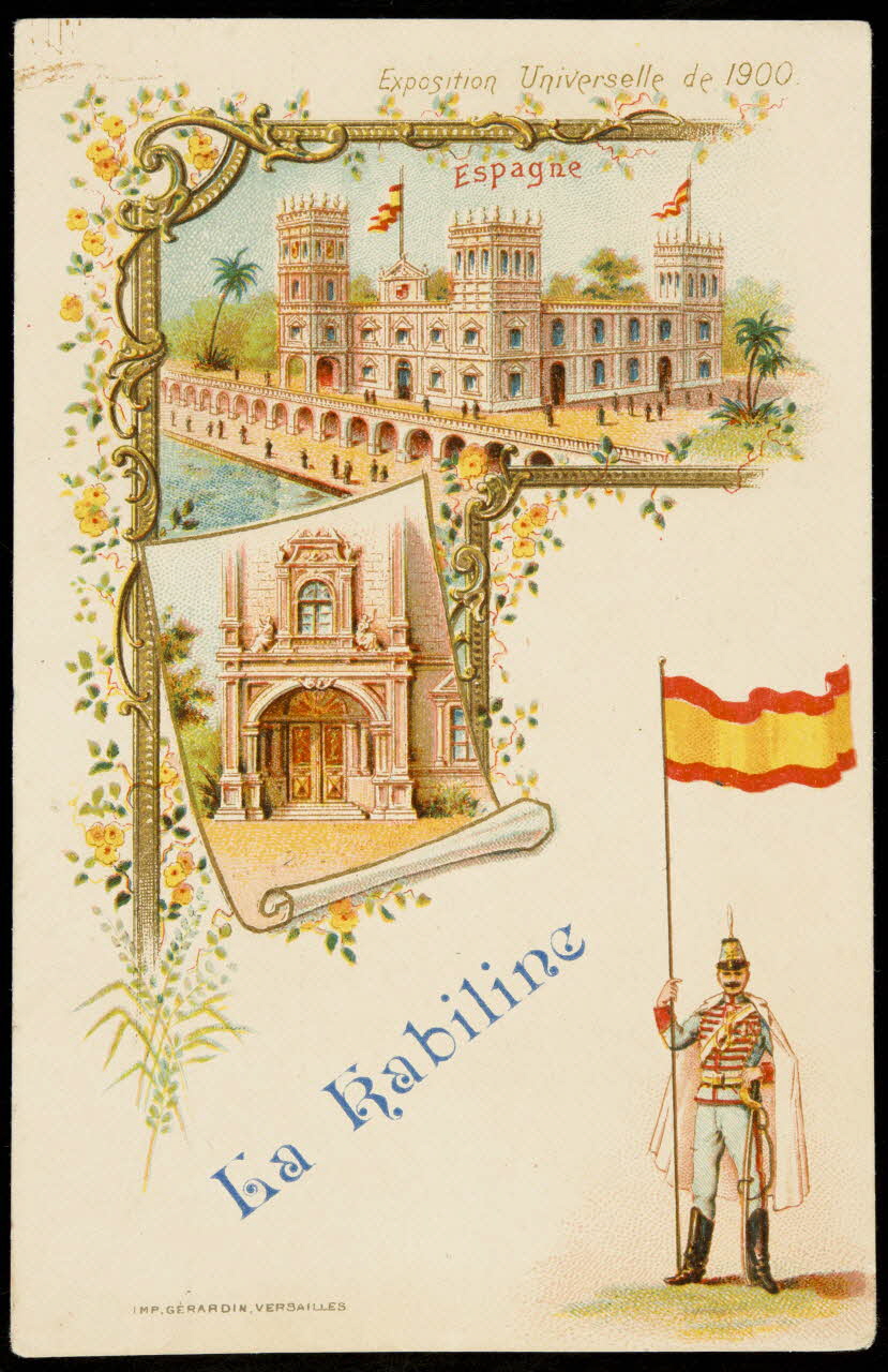 carte réclame Exposition Universelle de 1900  La Kabiline 1996.40.2031 Photo