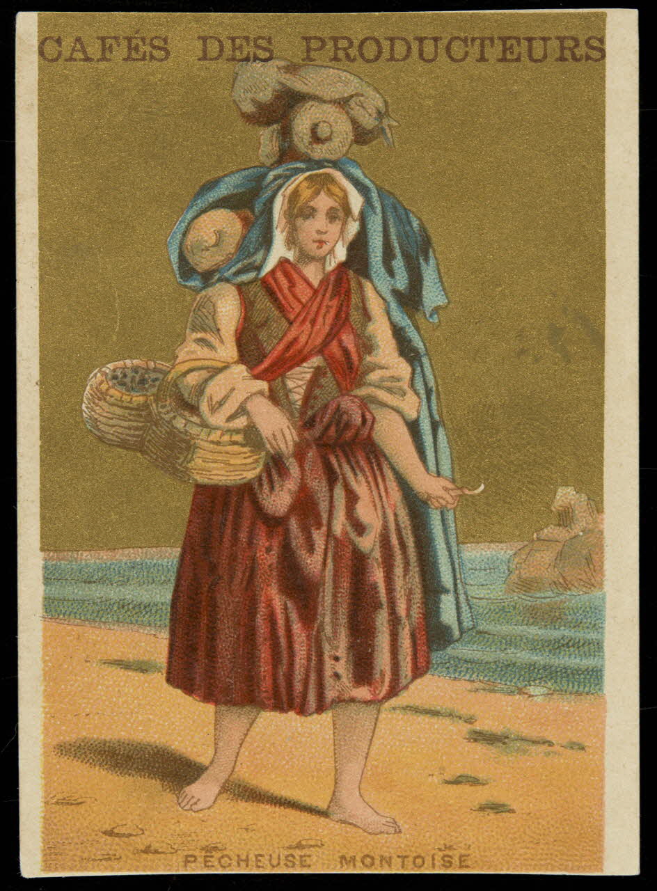 carte réclame PECHEUSE MONTOISE 1996.40.2045 Photo