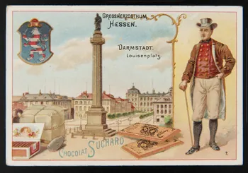 Suchard Philippe carte réclame chromo Neuchâtel 1880-1914 1996.40.206.2 Photo