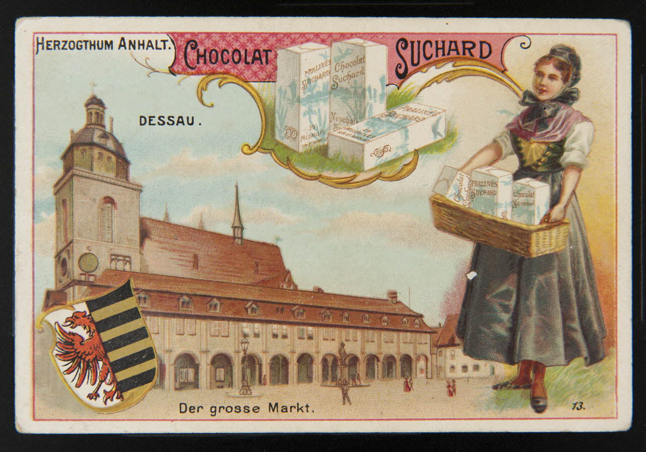 Suchard Philippe carte réclame chromo Neuchâtel 1880-1914 1996.40.206.3 Photo