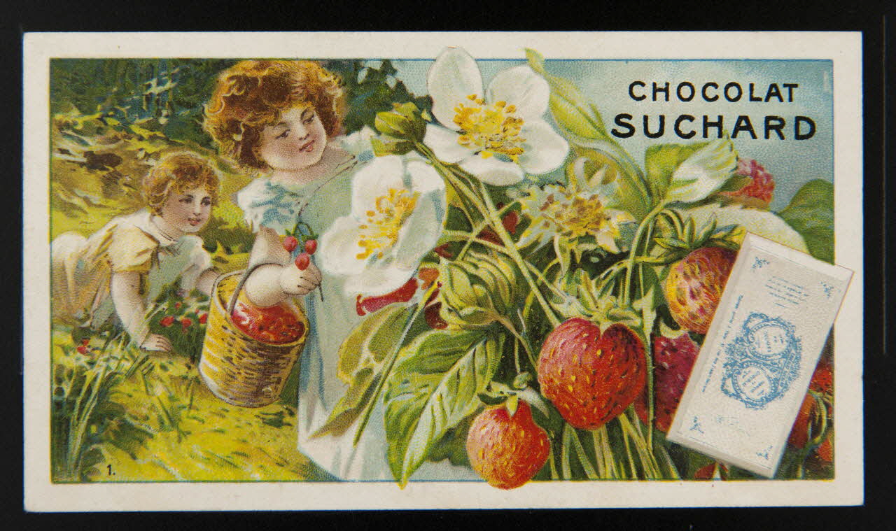 Suchard Philippe carte réclame chromo Neuchâtel 1880-1914 1996.40.210.1 Photo