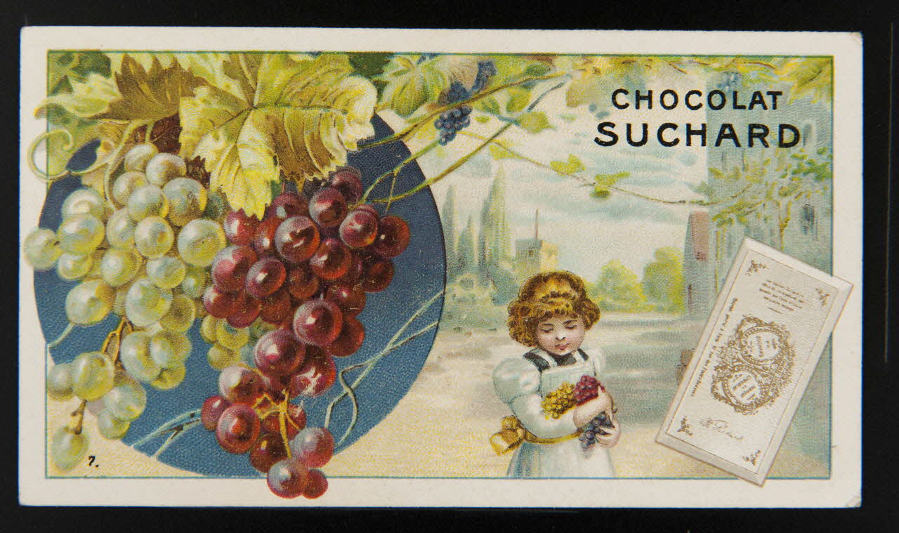 Suchard Philippe carte réclame chromo Neuchâtel 1880-1914 1996.40.210.3 Photo