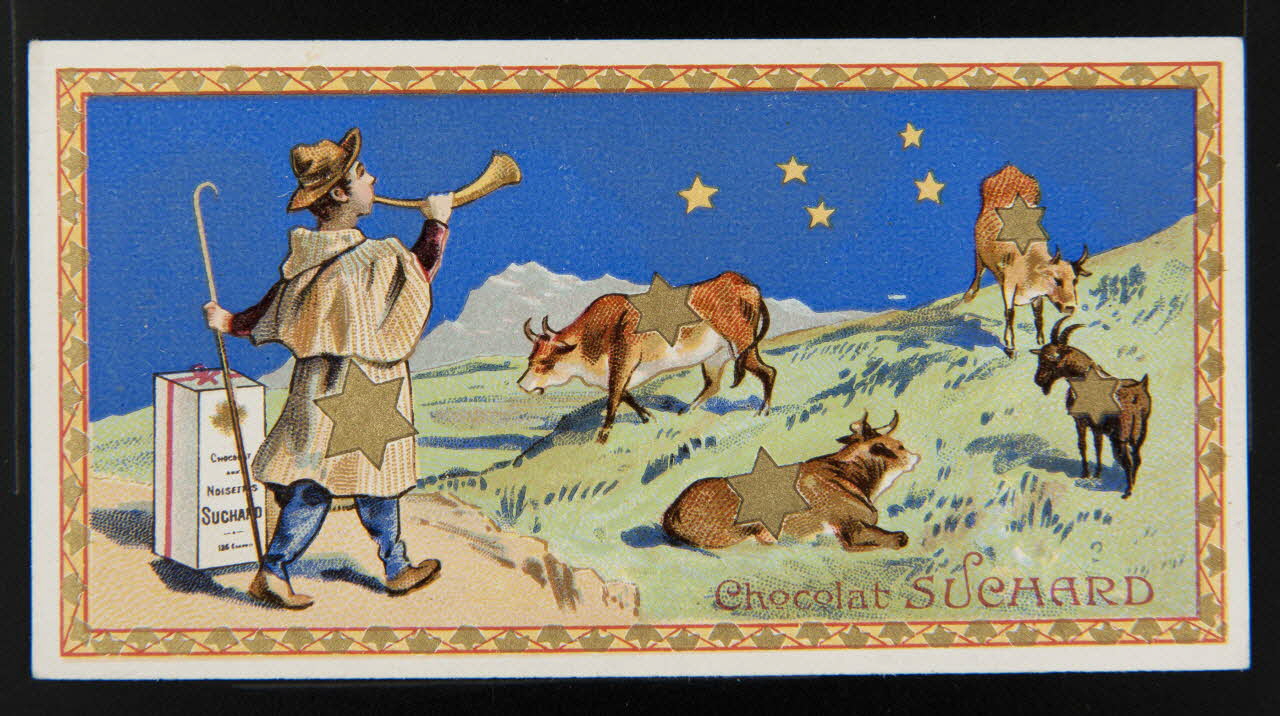 Suchard Philippe carte réclame chromo Neuchâtel 1880-1914 1996.40.214.1 Photo