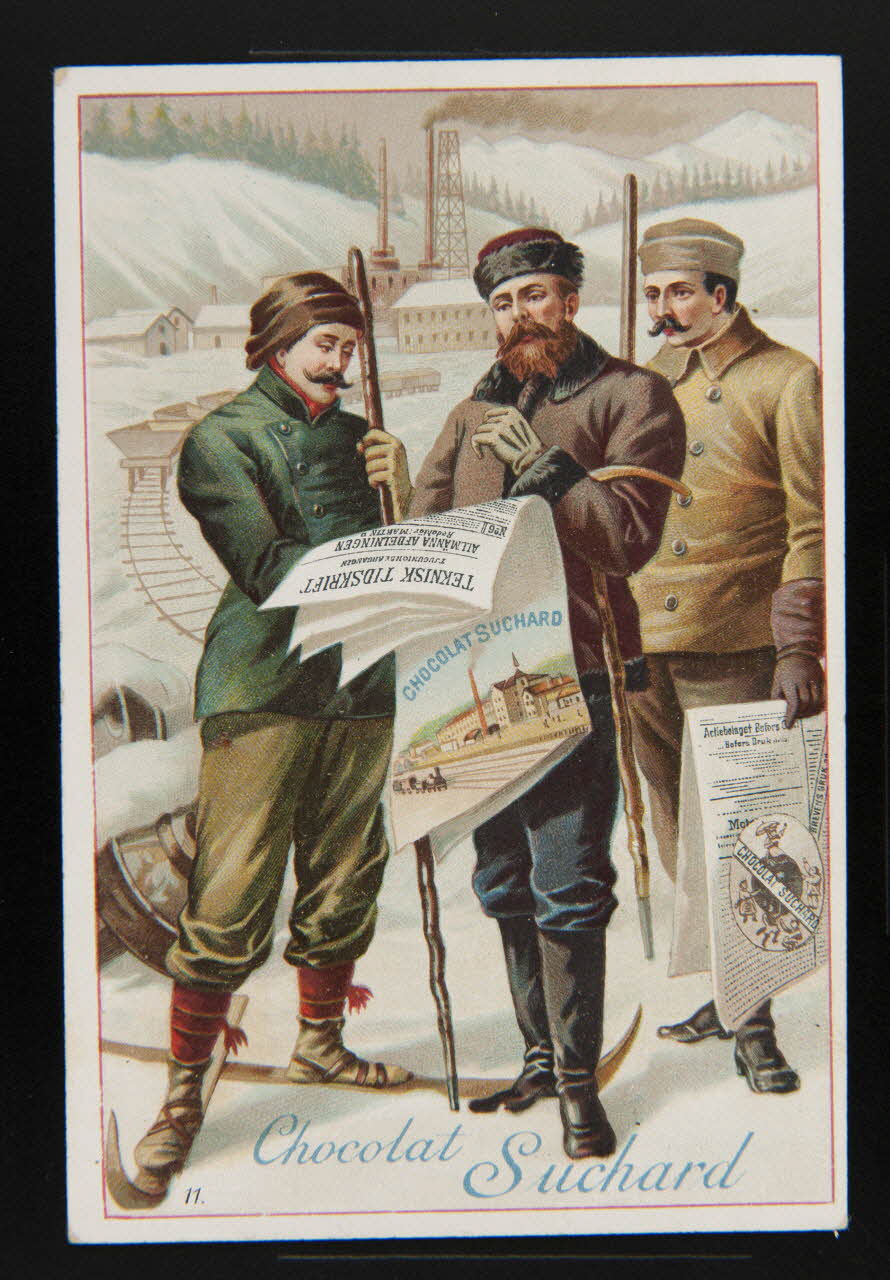 Suchard Philippe carte réclame chromo Neuchâtel 1880-1914 1996.40.215.6 Photo