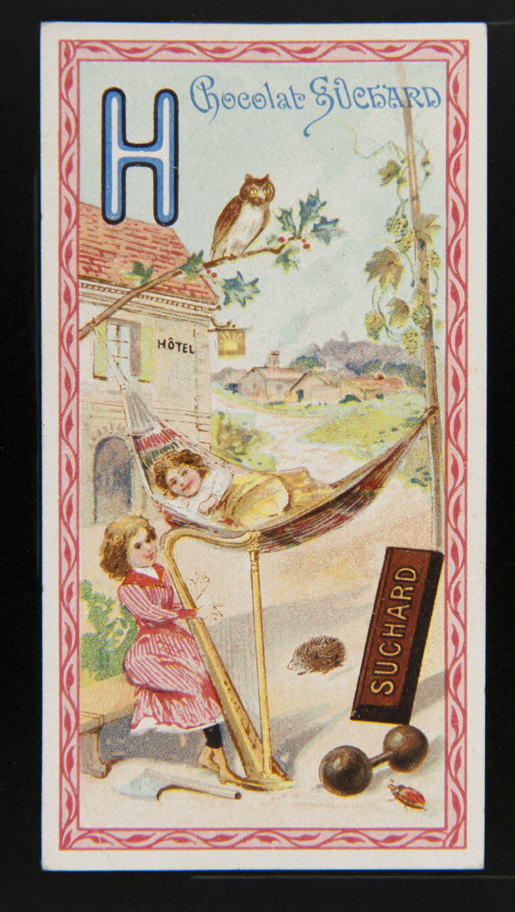 Suchard Philippe carte réclame chromo Neuchâtel 1880-1914 1996.40.216.2 Photo