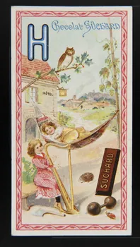 Suchard Philippe carte réclame chromo Neuchâtel 1880-1914 1996.40.216.2 Photo