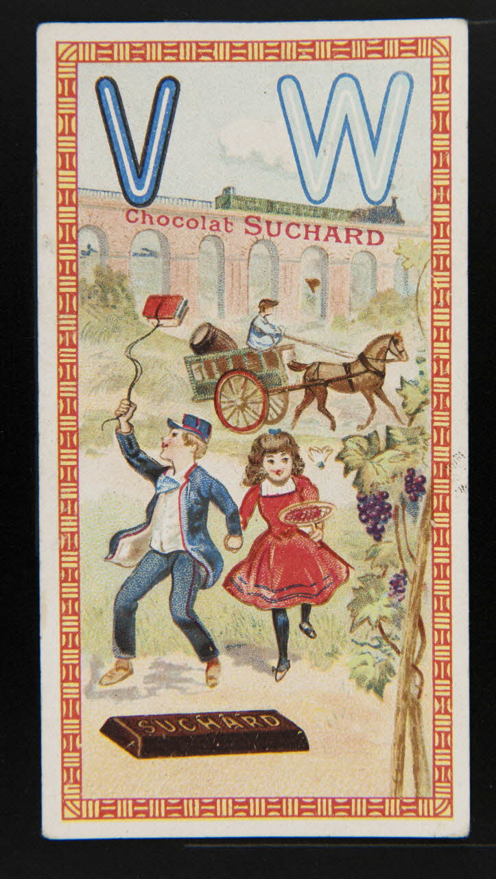 Suchard Philippe carte réclame chromo Neuchâtel 1880-1914 1996.40.216.4 Photo