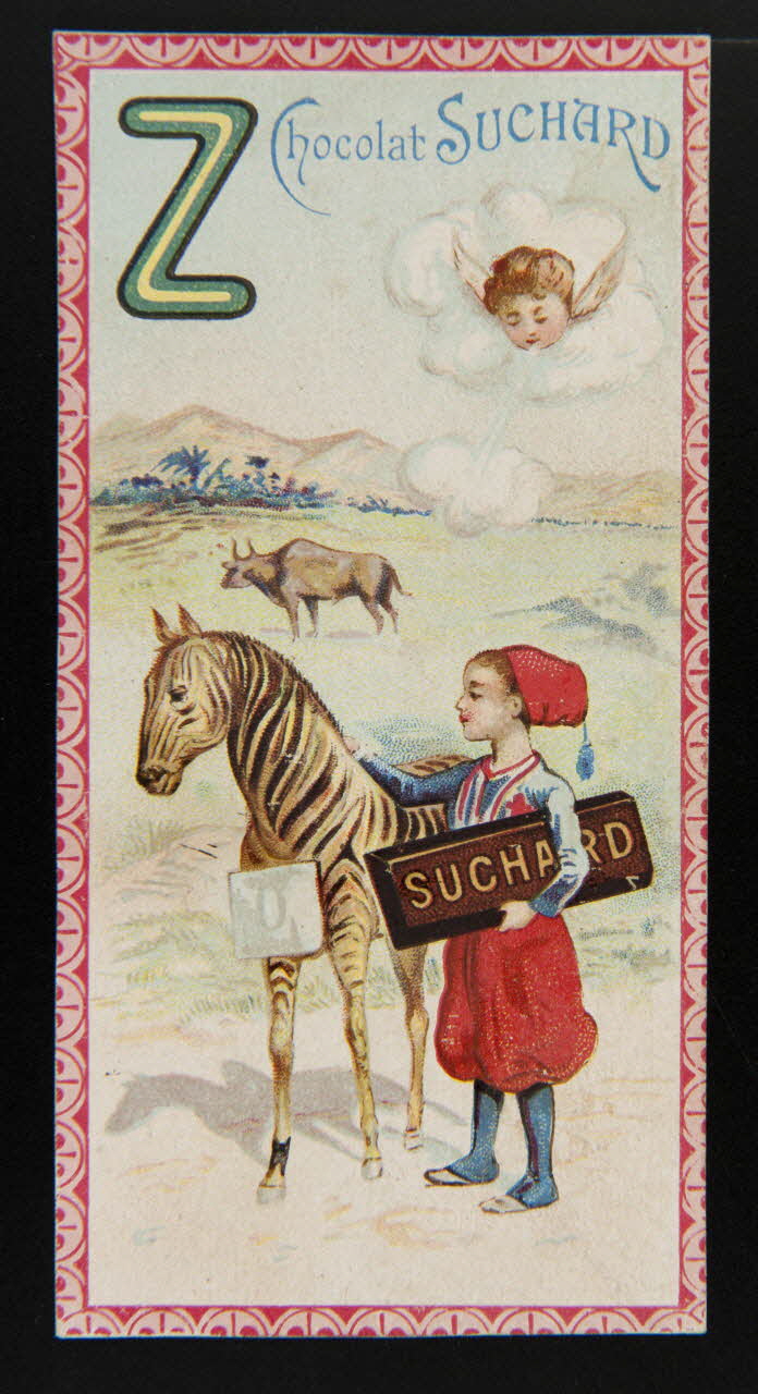 Suchard Philippe carte réclame chromo Neuchâtel 1880-1914 1996.40.216.5 Photo