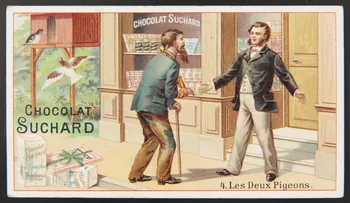 Suchard Philippe carte réclame chromo Neuchâtel 1880-1914 1996.40.218.1 Photo