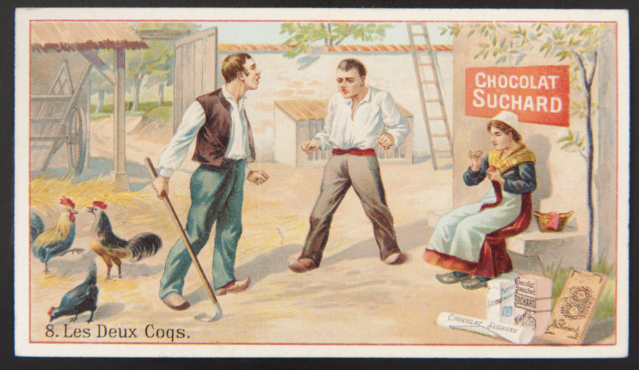 Suchard Philippe carte réclame chromo Neuchâtel 1880-1914 1996.40.218.2 Photo