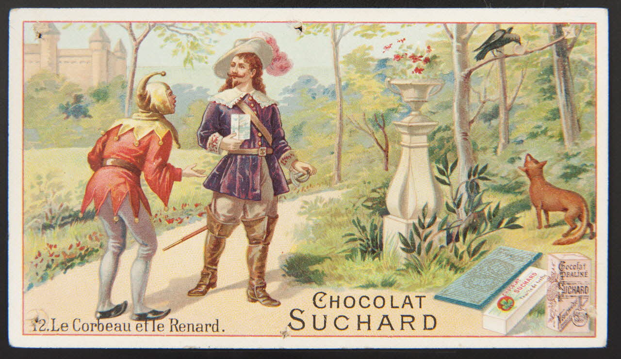 Suchard Philippe carte réclame chromo Neuchâtel 1880-1914 1996.40.218.3 Photo