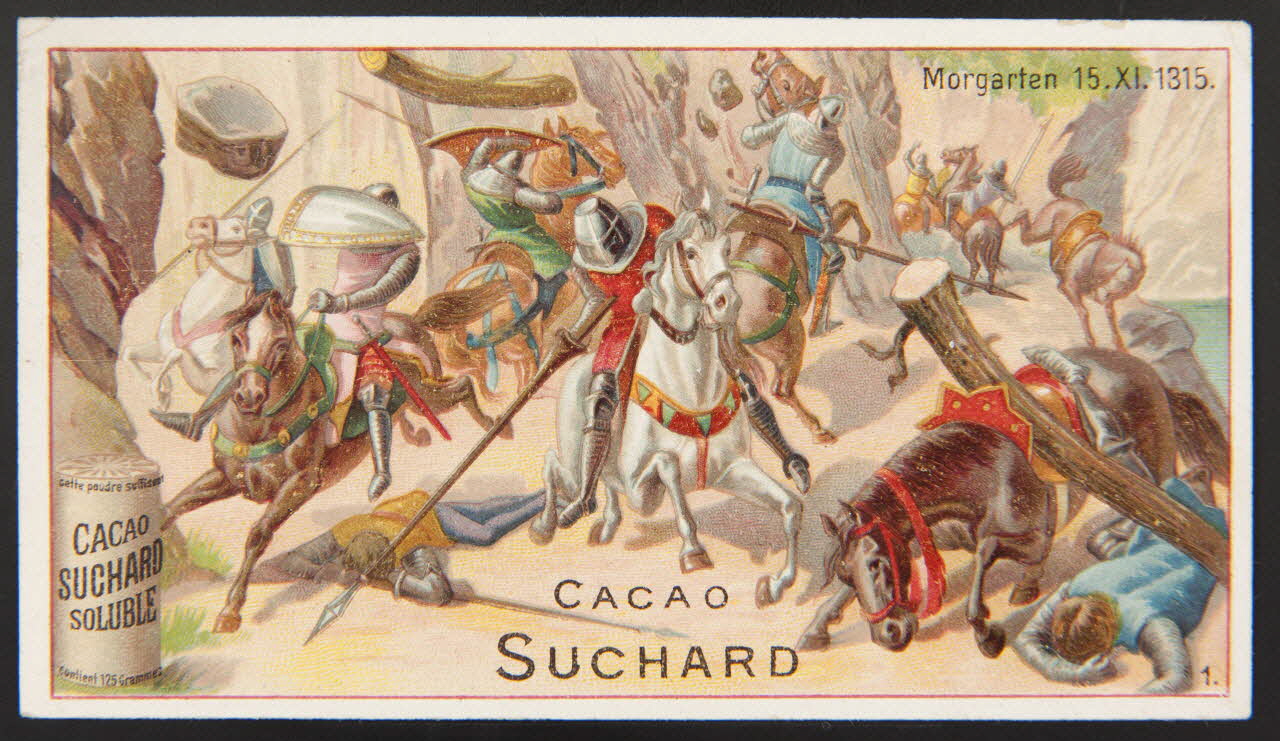 Suchard Philippe carte réclame chromo Neuchâtel 1880-1914 1996.40.220.1 Photo