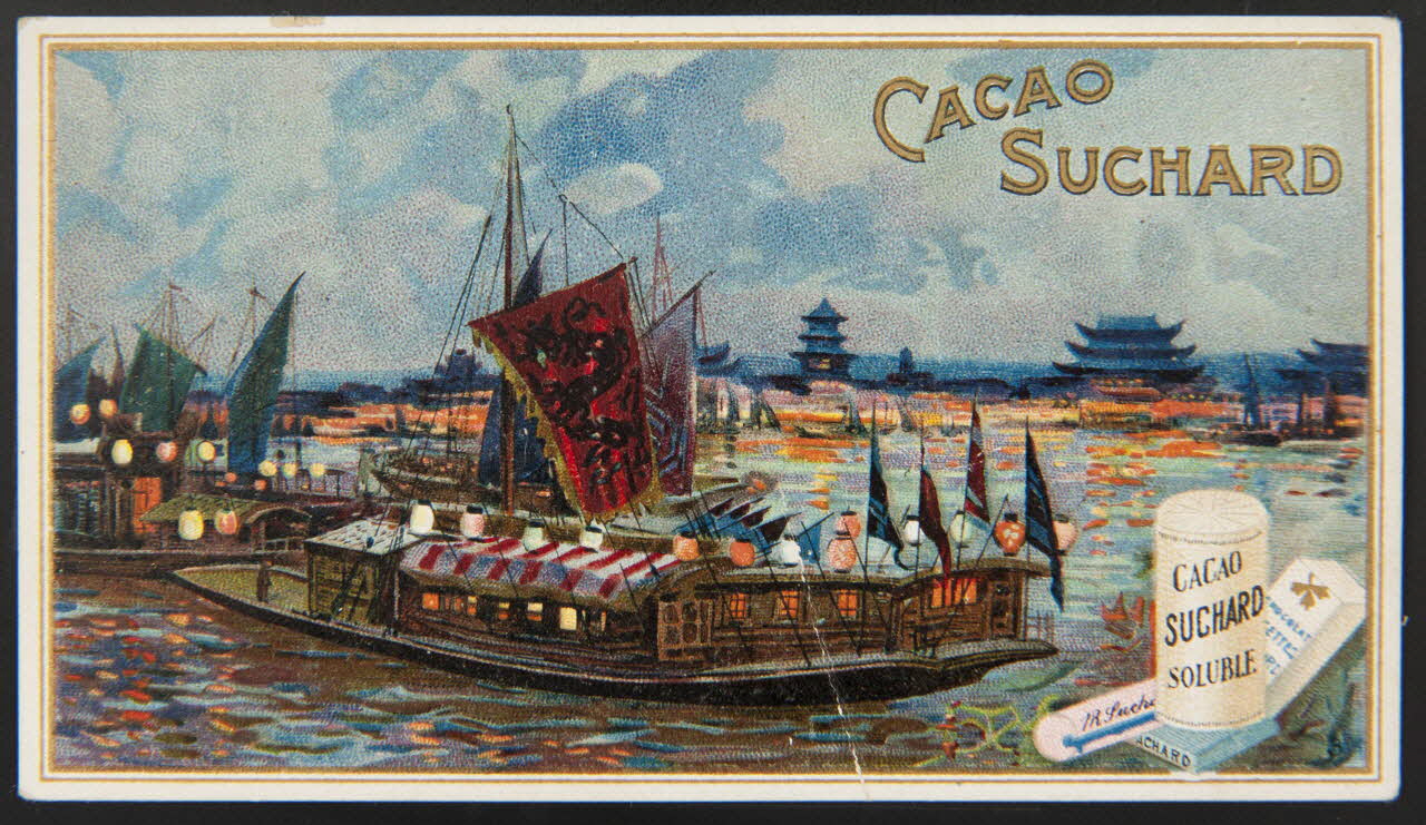 Suchard Philippe carte réclame chromo Neuchâtel 1880-1914 1996.40.224.1 Photo