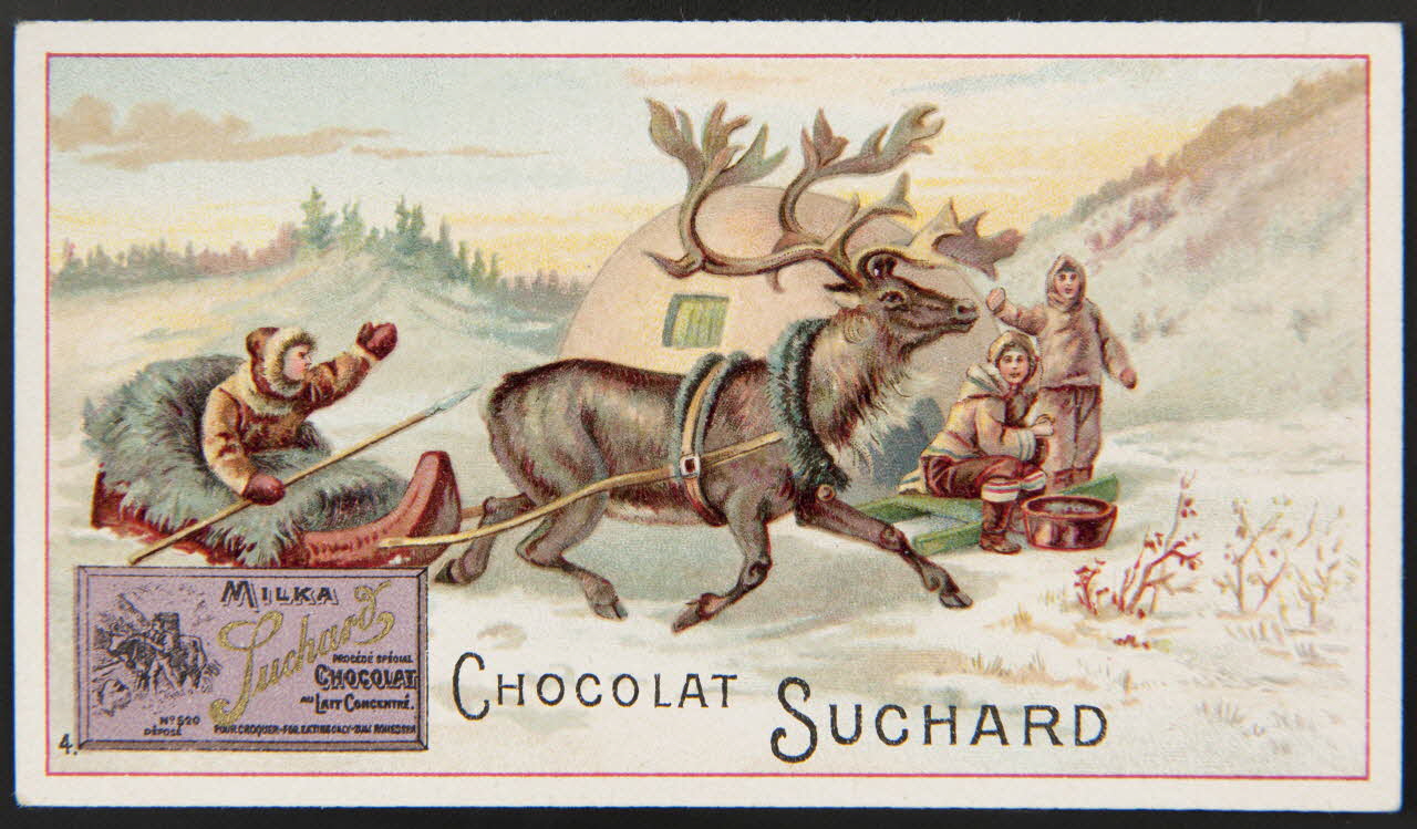 Suchard Philippe carte réclame chromo Neuchâtel 1880-1914 1996.40.225.1 Photo