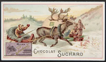 Suchard Philippe carte réclame chromo Neuchâtel 1880-1914 1996.40.225.1 Photo