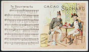 Suchard Philippe carte réclame chromo Neuchâtel 1880-1914 1996.40.231.4 Photo