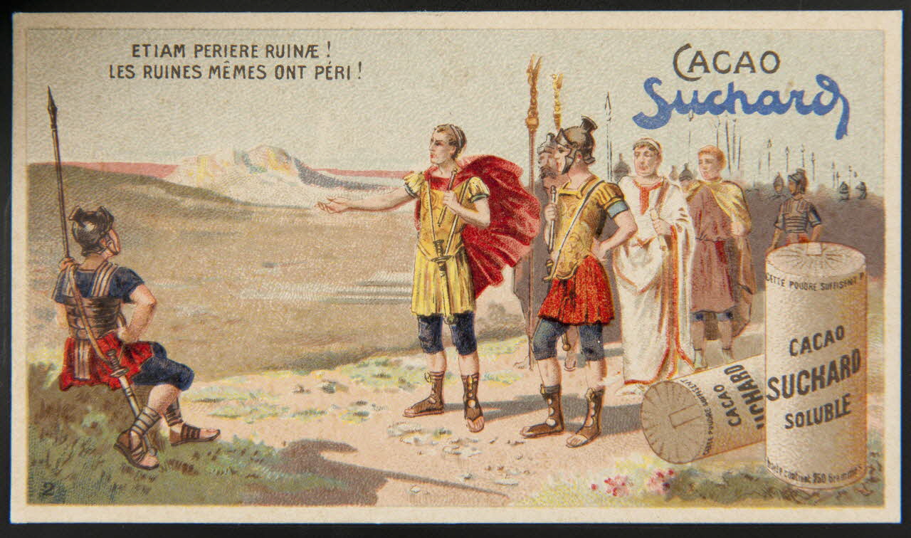 Suchard Philippe carte réclame chromo Neuchâtel 1880-1914 1996.40.234.1 Photo